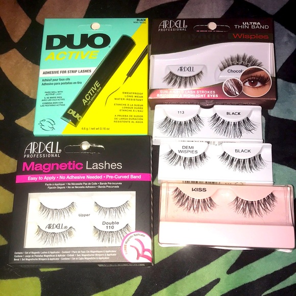 ✨🆕Kiss & Ardell Eyelashes Lot!w/BNIP Glue!BNIB!✨ - Picture 1 of 12